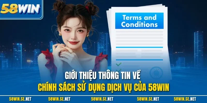 Giới thiệu thông tin về chính sách sử dụng dịch vụ của 58Win